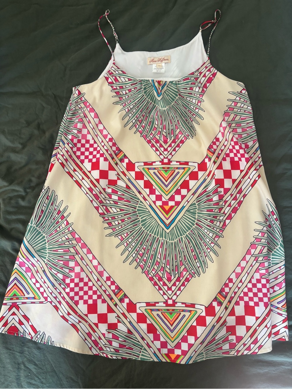 Mara Hoffman Graphic Pink Mini-Dress- Great Condition- XS